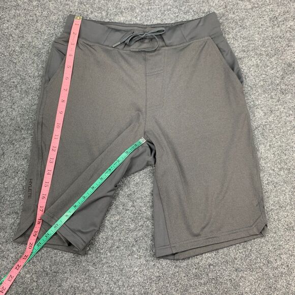 Hylete Training Shorts Mens XS Extra Small Gray Drawstring Stretch Gym Athletic - Picture 7 of 13